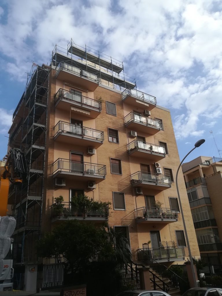 Sopraelevazione in Xlam a Cagliari